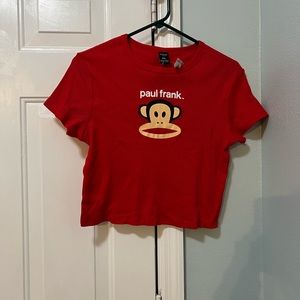 Vintage Paul frank red crop top